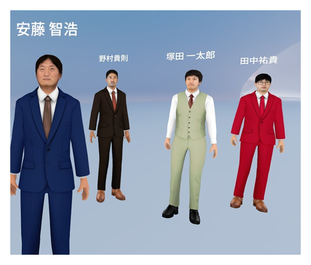 Figure 2  Original avatars generated from face photos