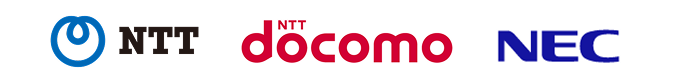 NTT,NTTdocomo,NEC logo